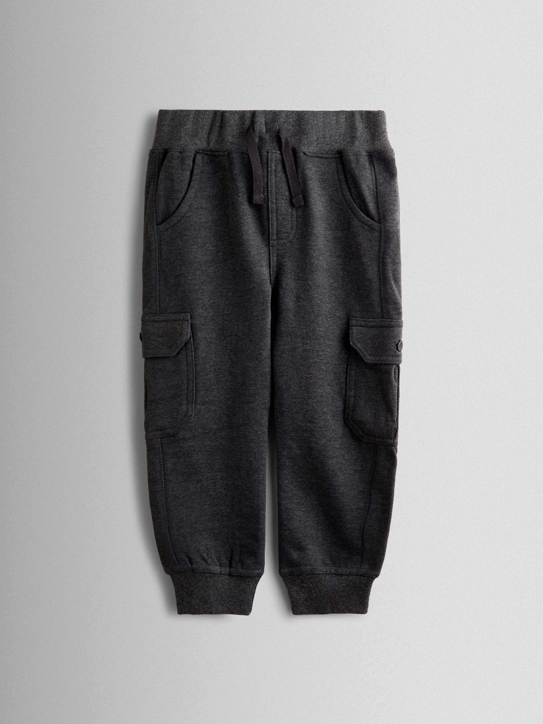 JoJo Maman Bébé Burgundy Red 2-Pack Cargo Joggers image 2