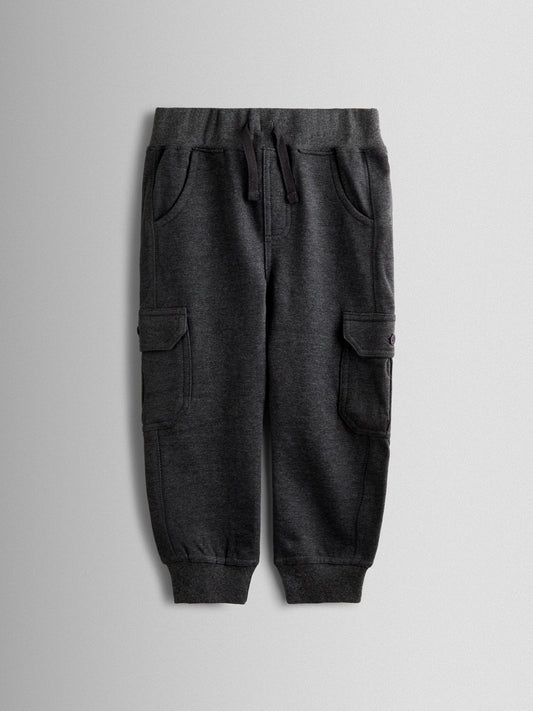 JoJo Maman Bébé Burgundy Red 2-Pack Cargo Joggers image 2