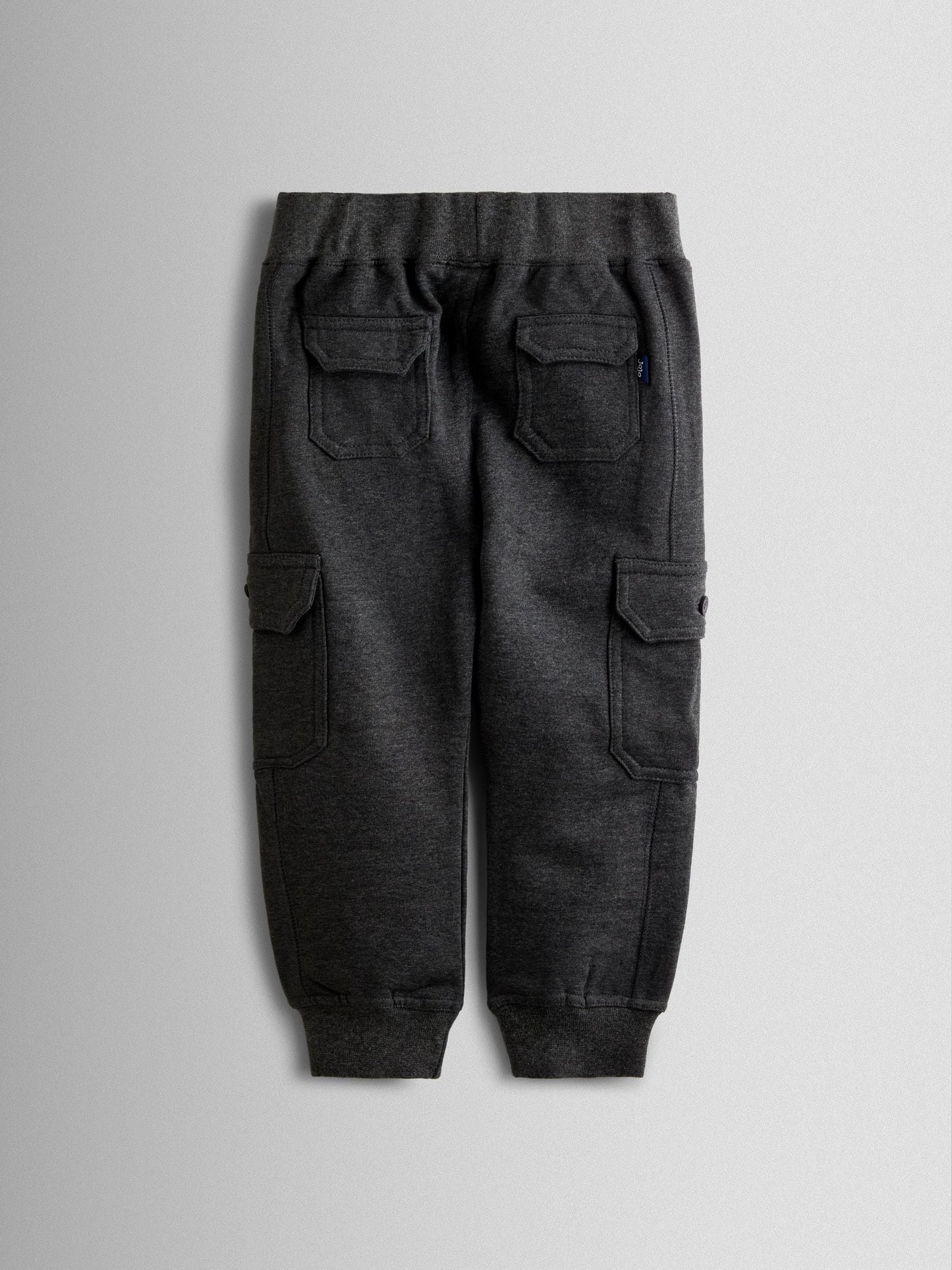 JoJo Maman Bébé Burgundy Red 2-Pack Cargo Joggers image 3