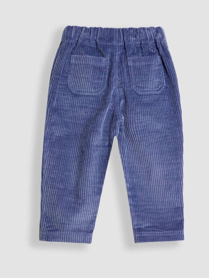JoJo Maman Bébé Indigo Blue Cord Pull On Trousers image 2