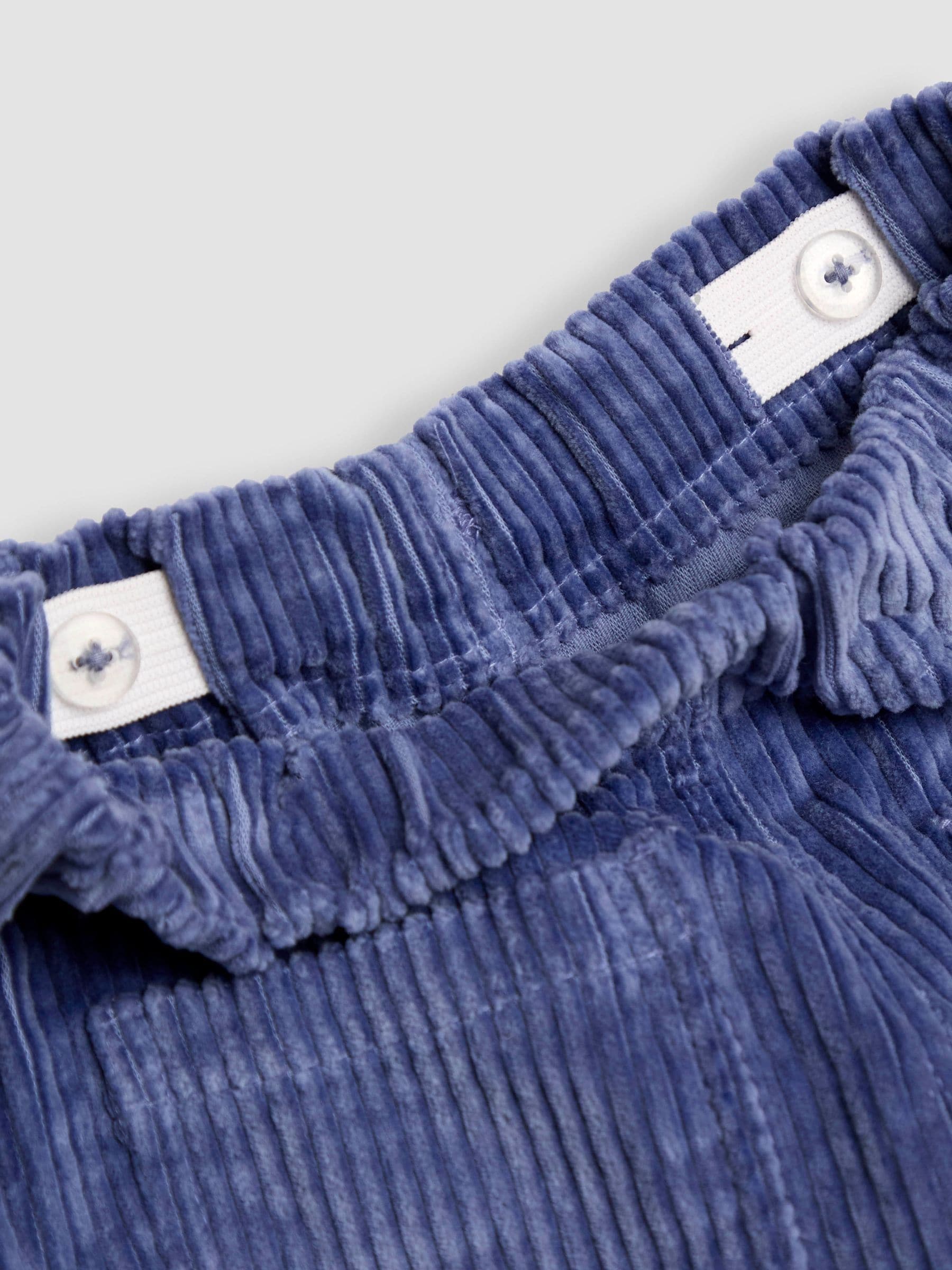 JoJo Maman Bébé Indigo Blue Cord Pull On Trousers image 4