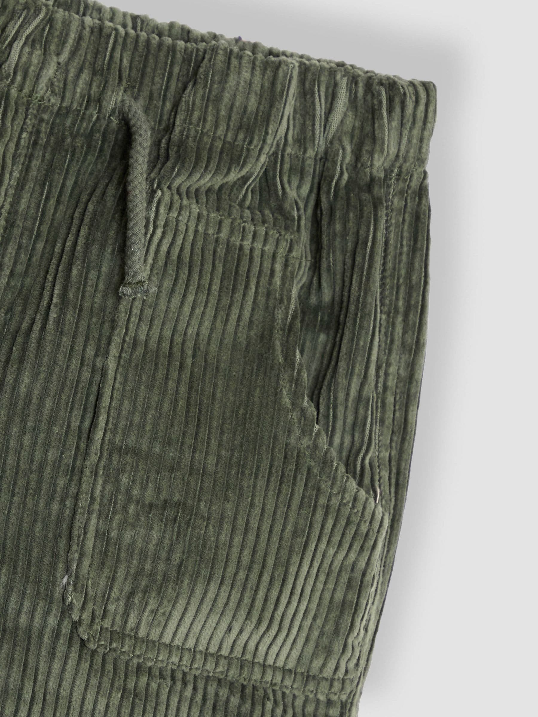 JoJo Maman Bébé Khaki Green Cord Pull On Trousers image 3