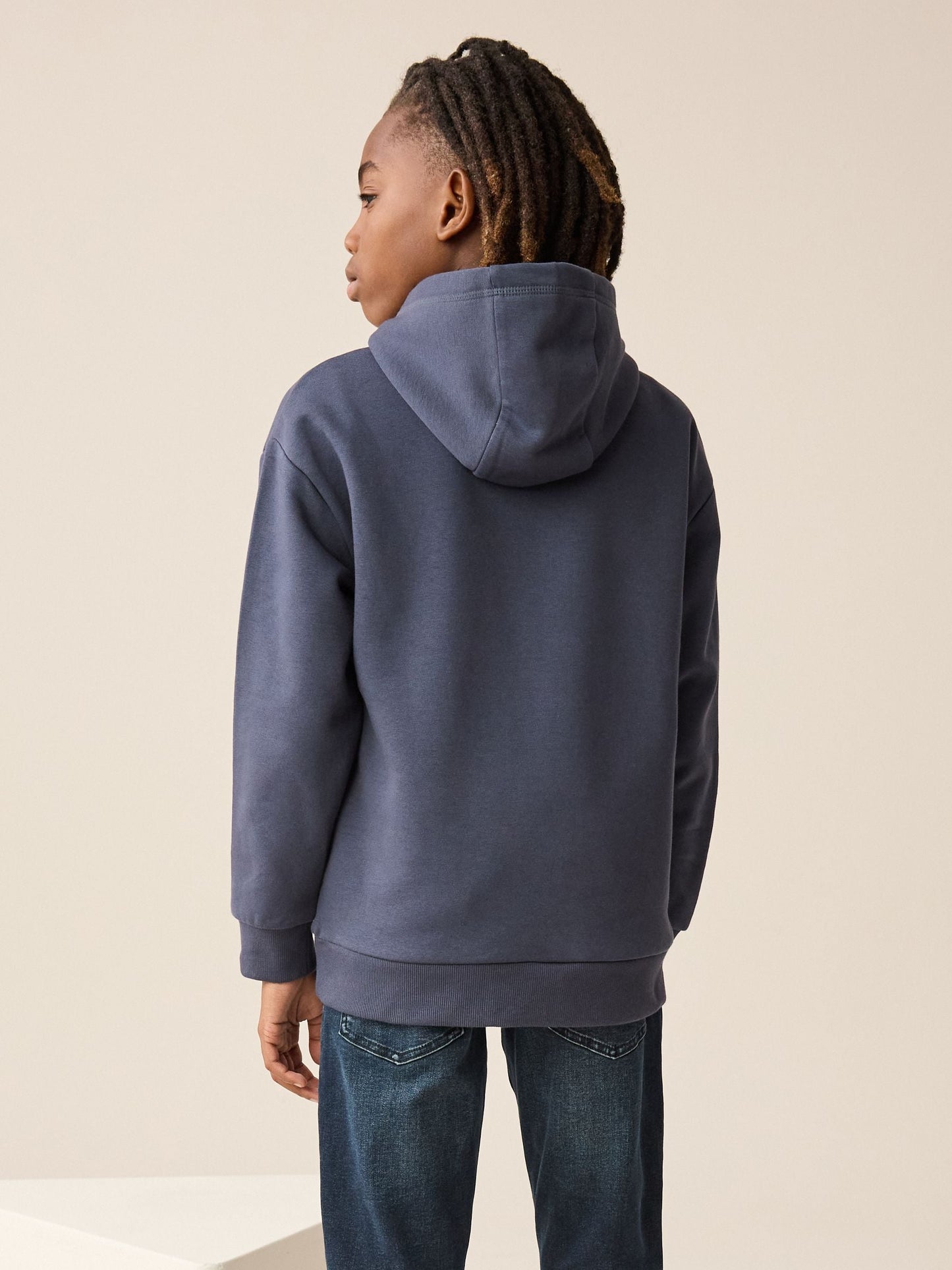 Navy Neon Car Older Boys Graphic Print Hoodie (3-16yrs)