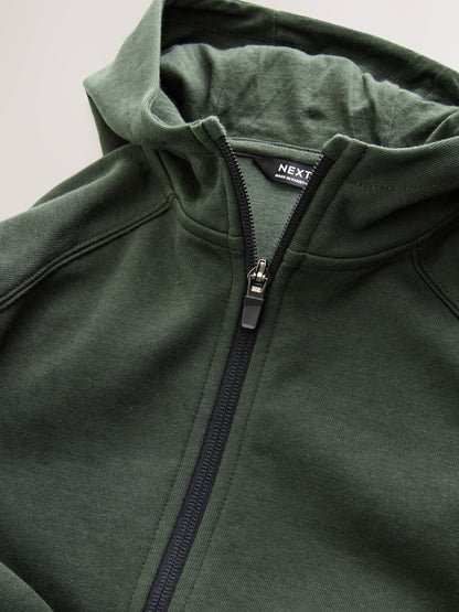 Dsiney Kidz - Khaki Green Tech Sportswear Hoodie and Joggers Set (3-16yrs) image 3