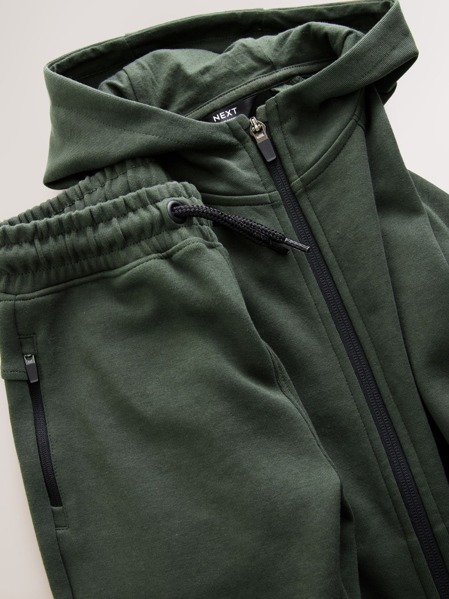 Dsiney Kidz - Khaki Green Tech Sportswear Hoodie and Joggers Set (3-16yrs) image 6