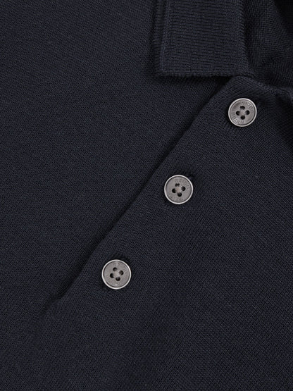 Dsiney Kidz - Reiss Midnight Navy Manor 9-13 yrs Wool Short-Sleeve Polo Shirt image 4