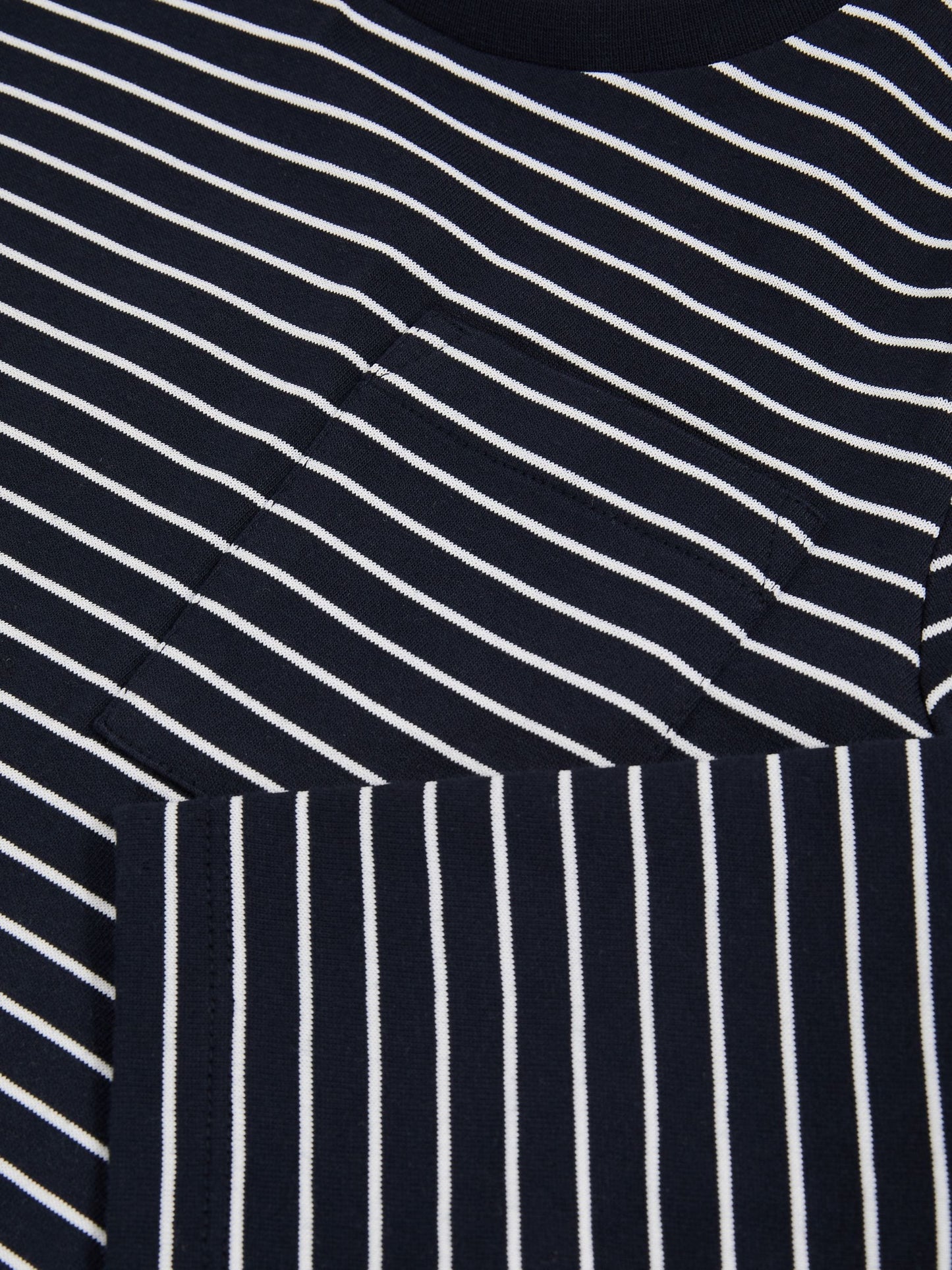 Dsiney Kidz - Reiss Navy/White Kenny 4-9 yrs Stretch-Cotton Stripe T-Shirt image 4