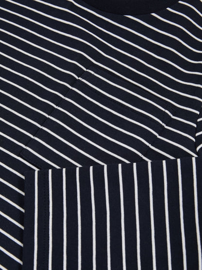 Dsiney Kidz - Reiss Navy/White Kenny 4-9 yrs Stretch-Cotton Stripe T-Shirt image 4