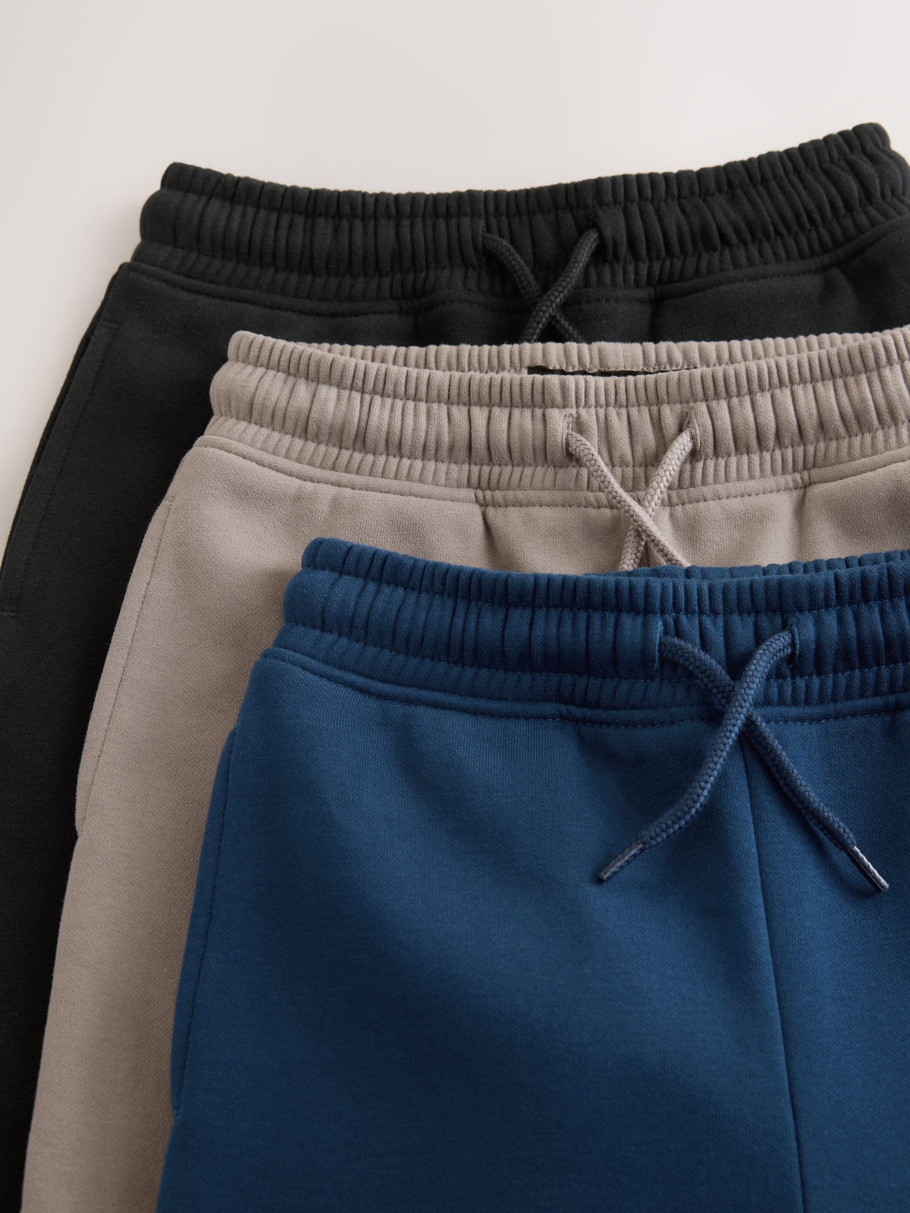 Dsiney Kidz - Navy / Black/ Neutral Tapered Regular Joggers 3 Pack (3-16yrs) image 6