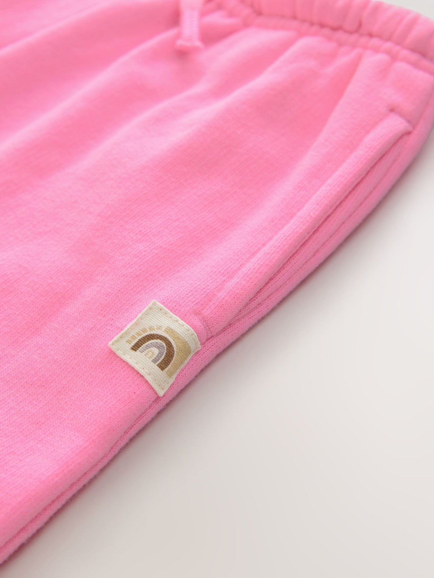 Bright Pink Wide Leg Sweat Joggers (3mths-7yrs) image 8