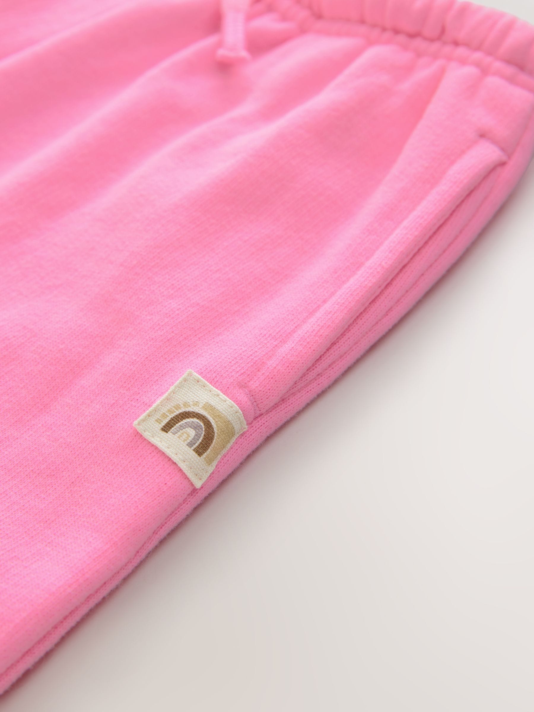 Bright Pink Wide Leg Sweat Joggers (3mths-7yrs) image 8