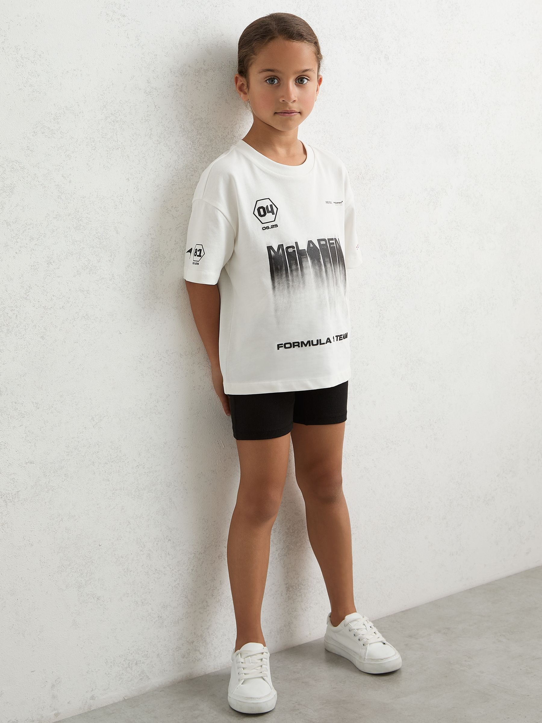 Dsiney Kidz - Reiss White Pole 9-13 yrs McLaren F1 Team British GP T-Shirt Unisex Fit image 1