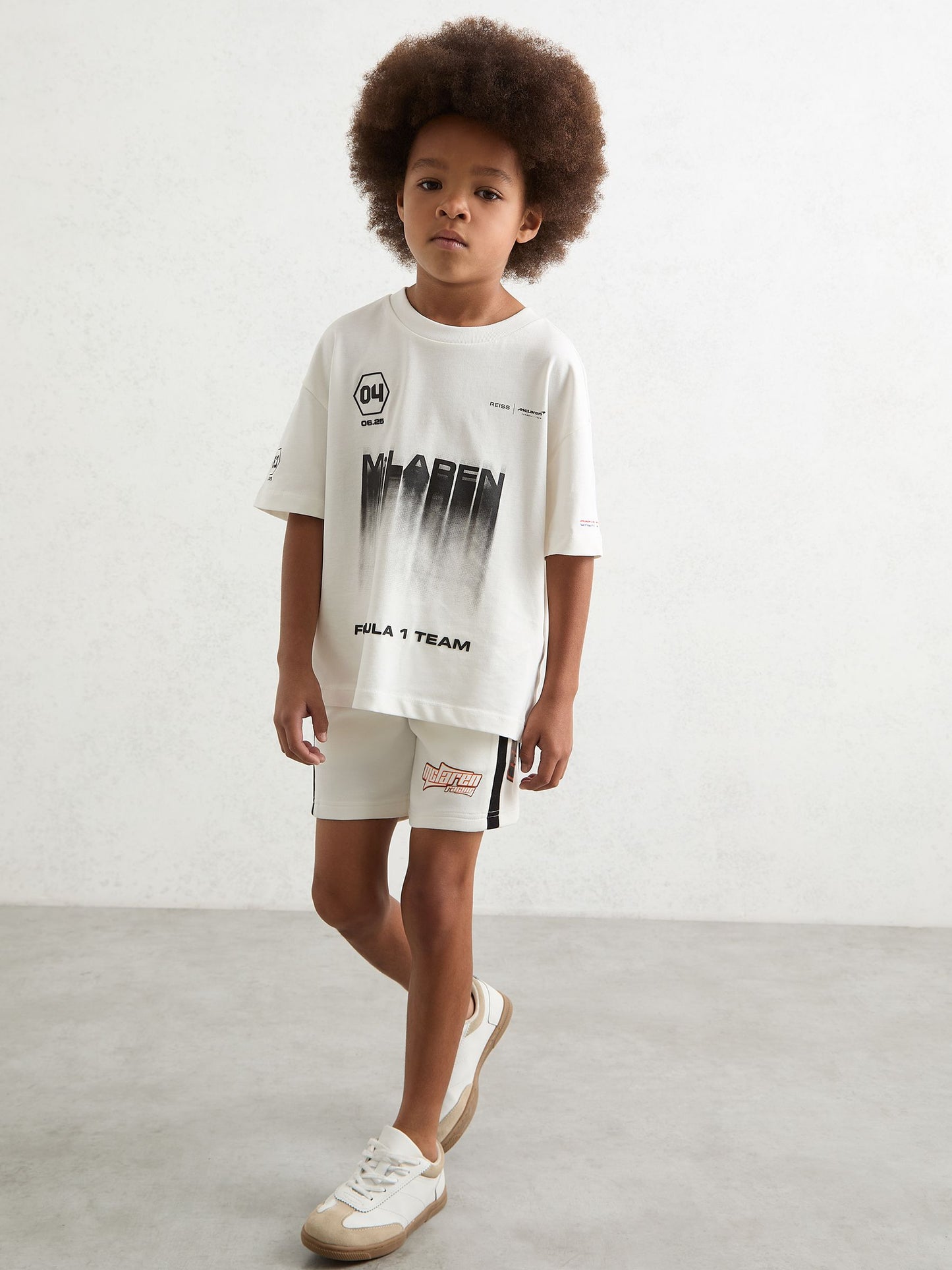 Dsiney Kidz - Reiss White Pole 9-13 yrs McLaren F1 Team British GP T-Shirt Unisex Fit image 3