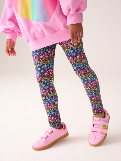 Little Bird by Jools Oliver Pink Rainbow Heart 2 Piece Jumper and Leggings Set image 7