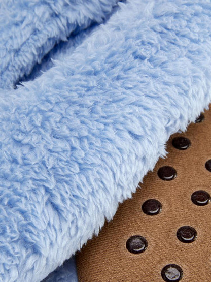 Women faux fur slipper socks