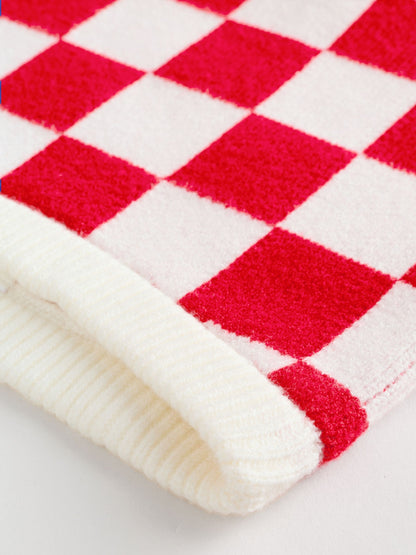 Red Santa Checkerboard Christmas Baby Jumper and Legging Set (0mths-2yrs) image 6