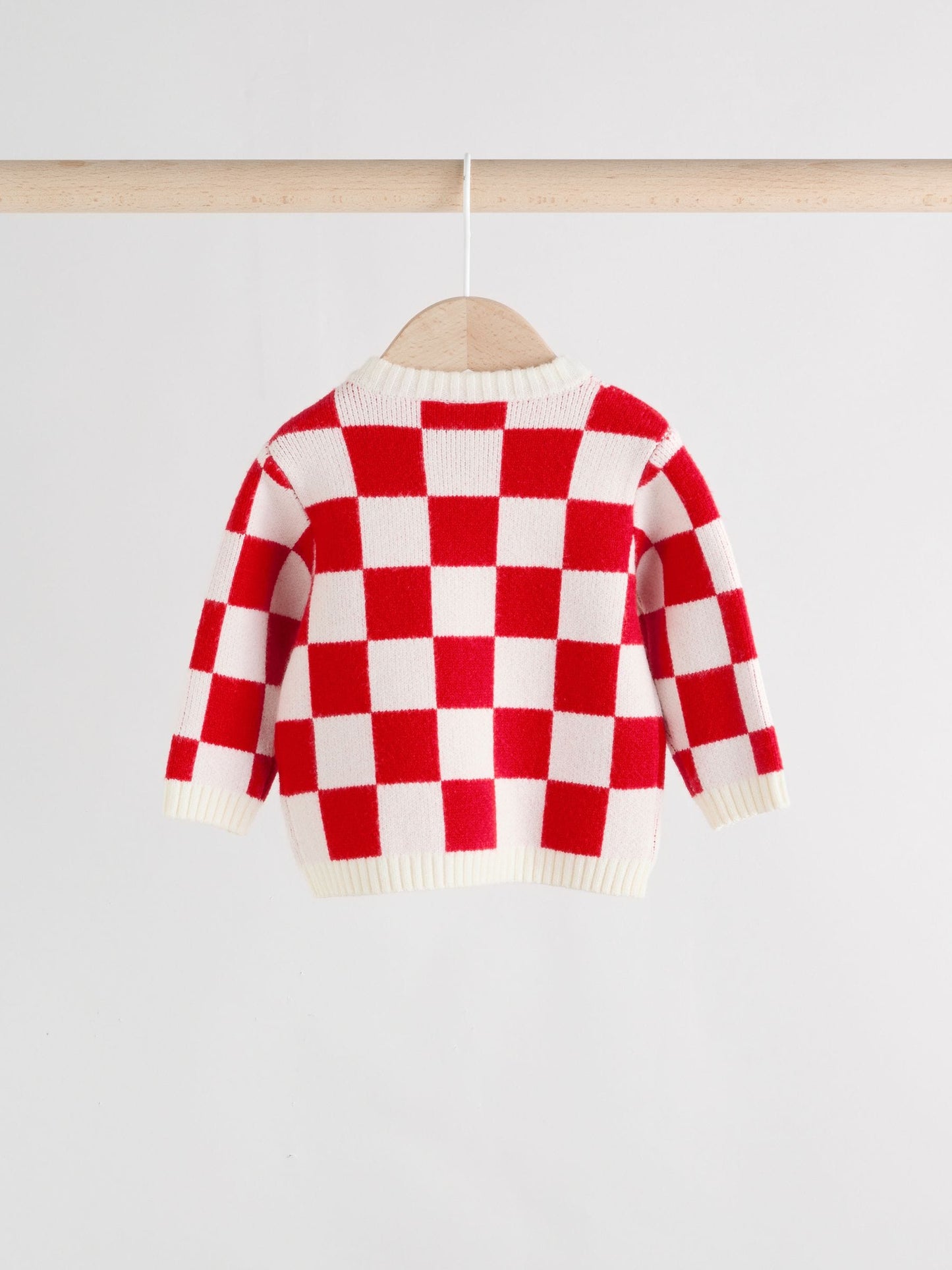 Red Santa Checkerboard Christmas Baby Jumper and Legging Set (0mths-2yrs)