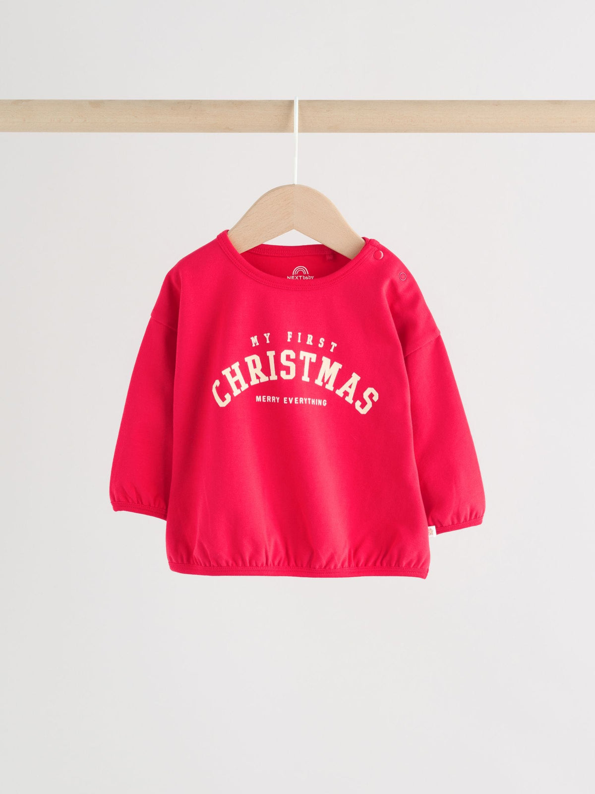 Dsiney Kidz - Red My First Baby Christmas T-Shirt and Leggings Set (0-18mths) image 3