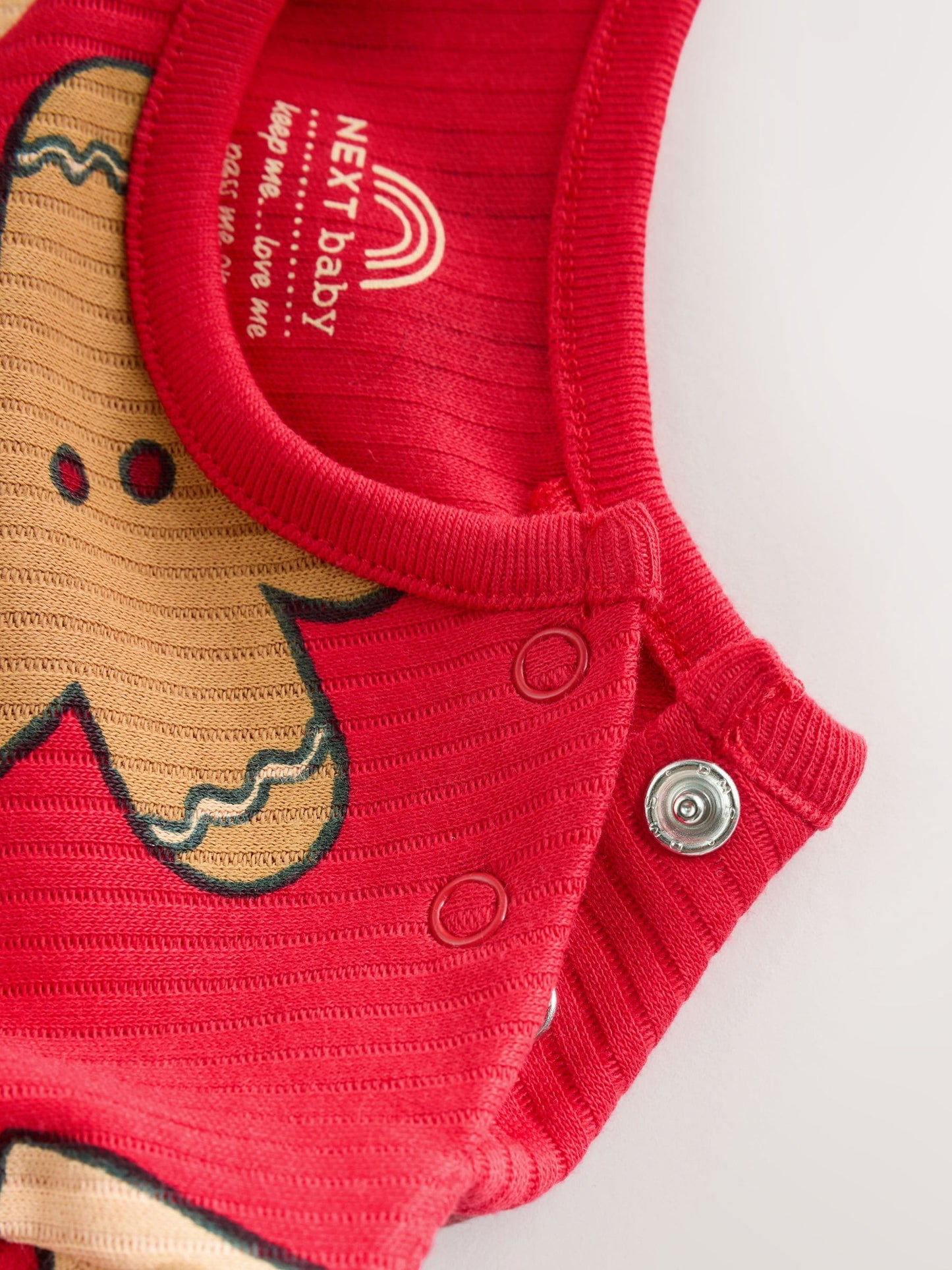 Red Character Baby Christmas Jersey Dress (0mths-2yrs)