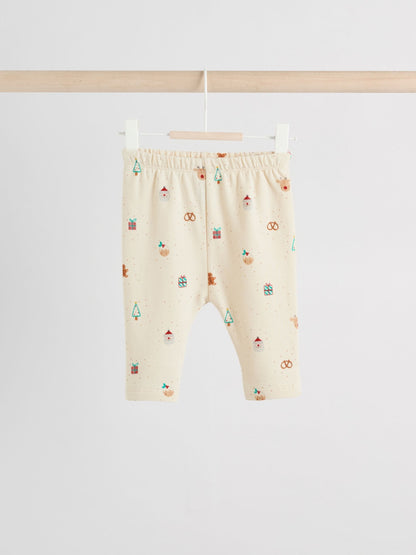 Cream Christmas Sweat and Joggers Baby Set (0mths-2yrs)