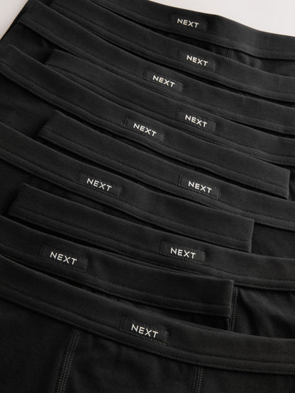 Dsiney Kidz - Charcoal Black Soft Waistband Trunks 10 Pack (2-16yrs) image 4