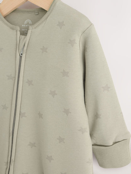 Dsiney Kidz - Green Star 2.5 Tog Two Way Zip Sleepsuit image 5