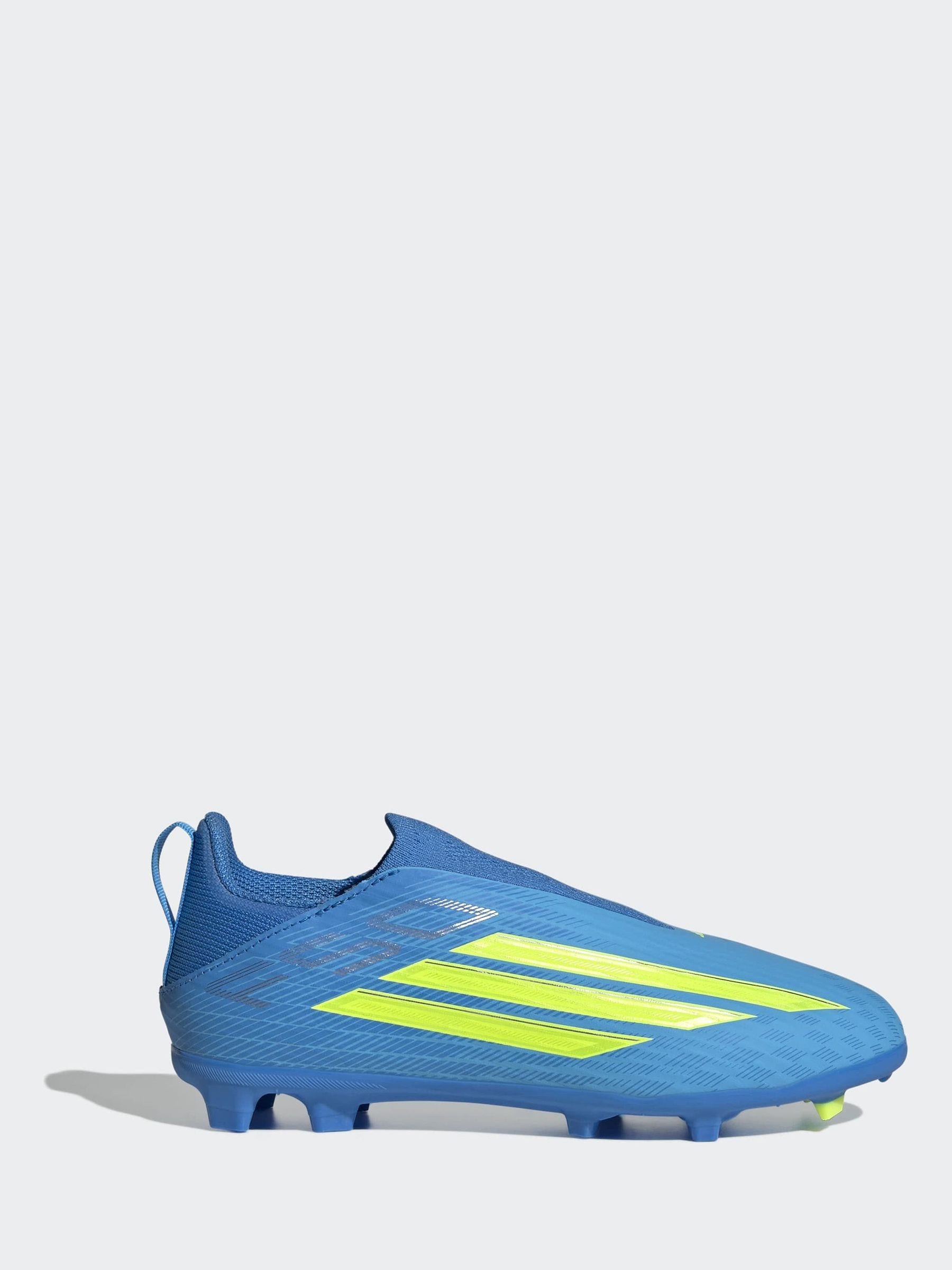 adidas Bright Blue F50 League Laceless Firm Ground / Multi Ground Football Boots image 1