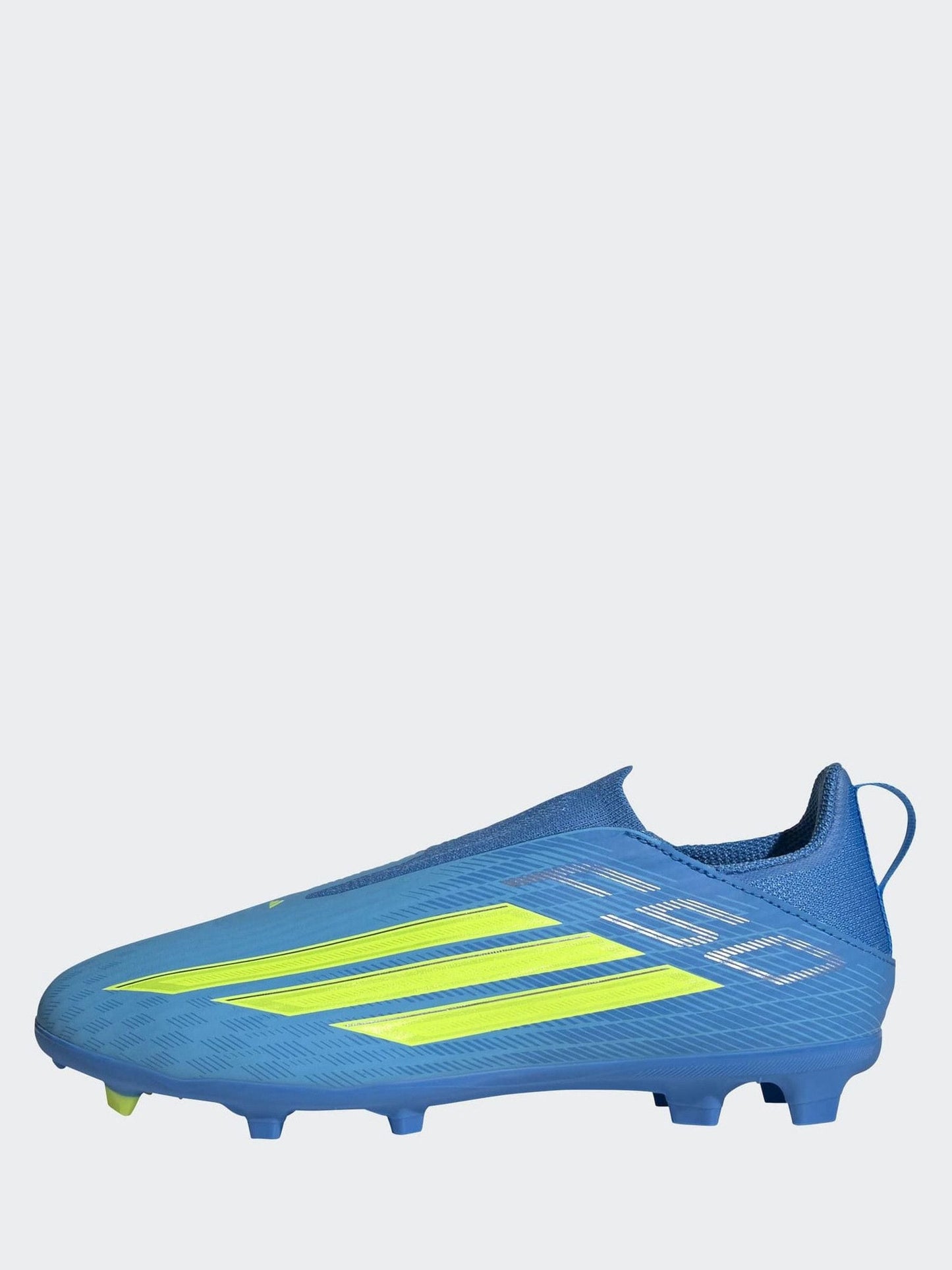 adidas Bright Blue F50 League Laceless Firm Ground / Multi Ground Football Boots image 3
