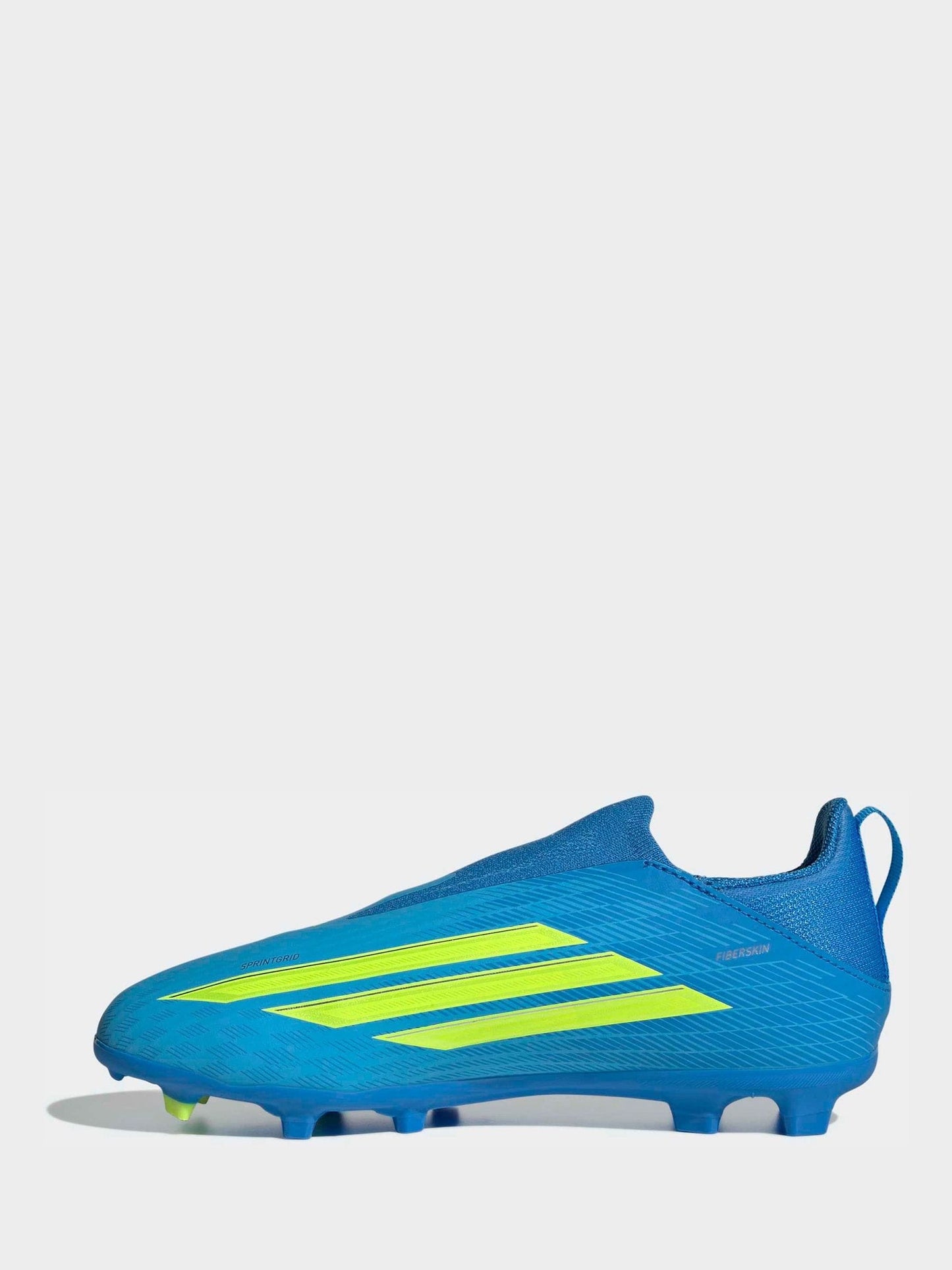 adidas Bright Blue F50 League Laceless Firm Ground / Multi Ground Football Boots image 6