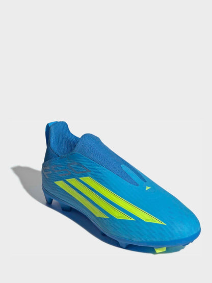 adidas Bright Blue F50 League Laceless Firm Ground / Multi Ground Football Boots image 7