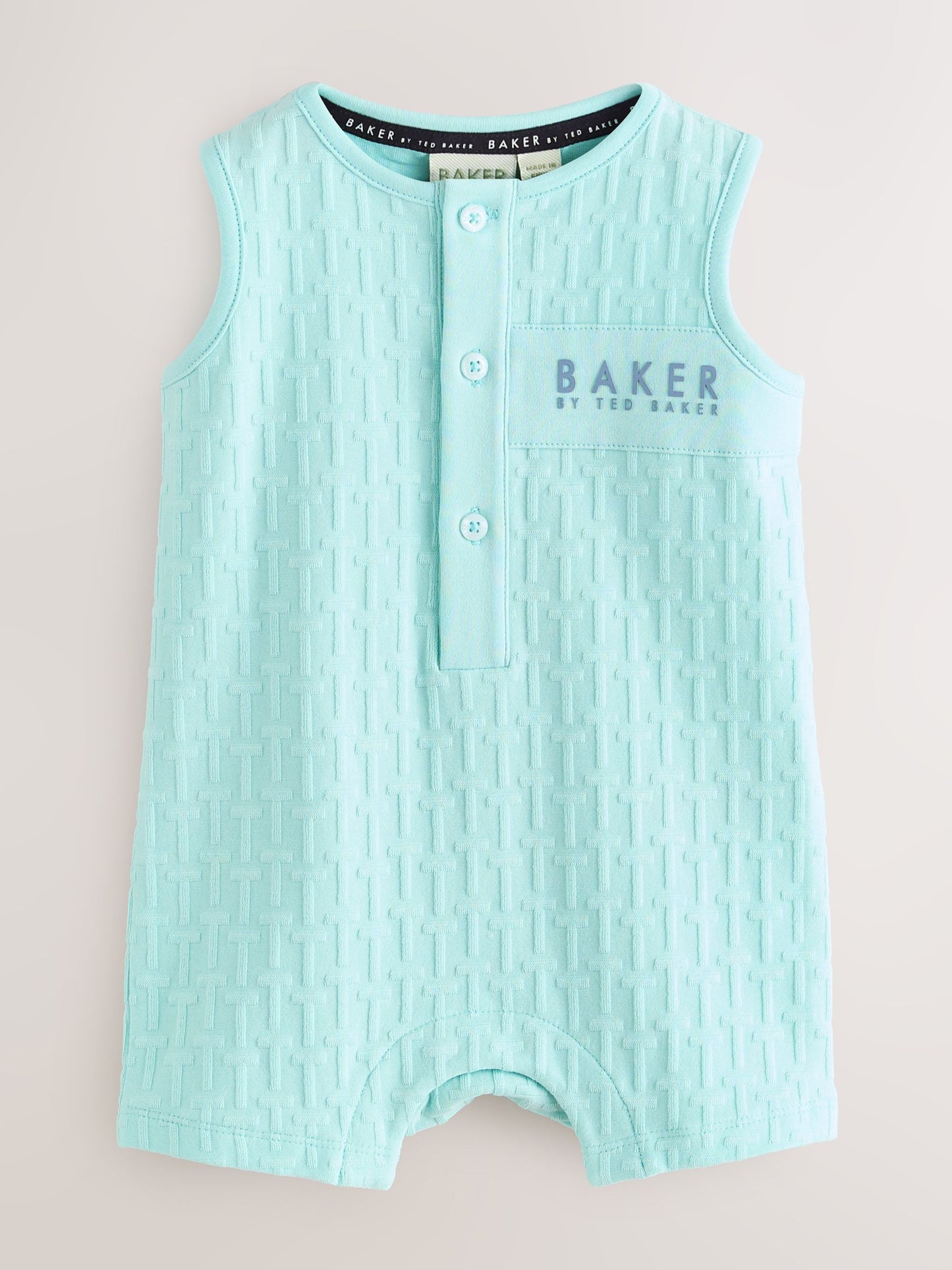Baker by Ted Baker Textured Romper and Hat Set image 3
