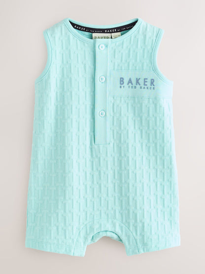 Baker by Ted Baker Textured Romper and Hat Set image 3