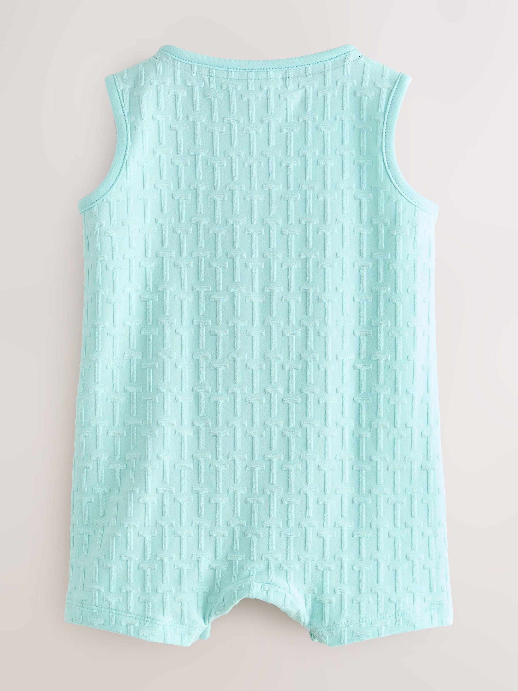 Baker by Ted Baker Textured Romper and Hat Set image 5