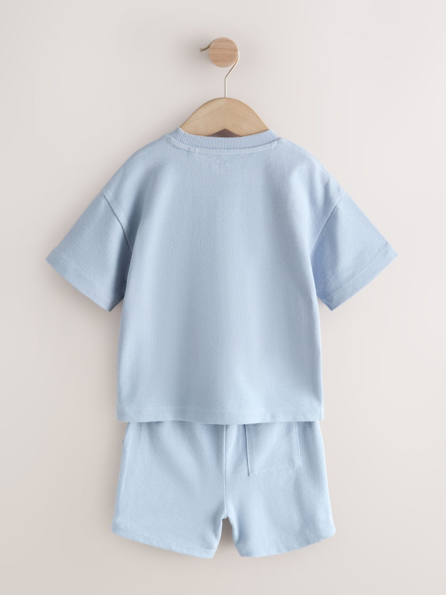 Neutral/Blue/White Cactus Short Sleeve T-Shirt and Shorts Set 3 Pack (3mths-7yrs) image 9