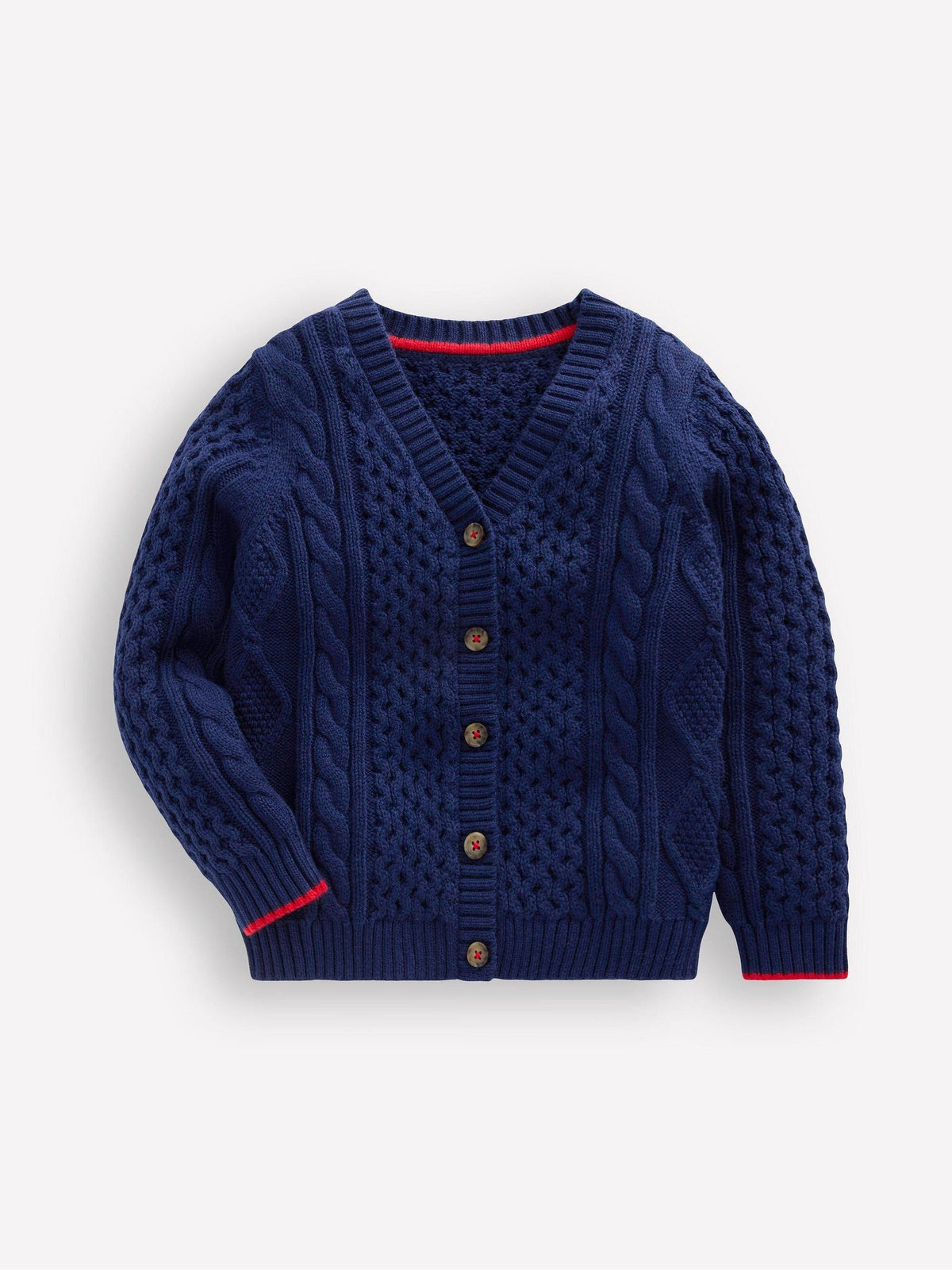 Boden Blue Heritage Cable Cardigan - image 1