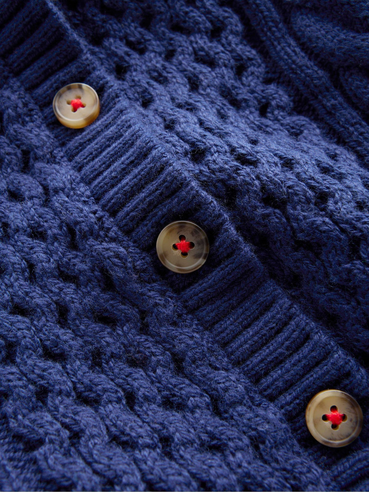 Boden Blue Heritage Cable Cardigan - image 3
