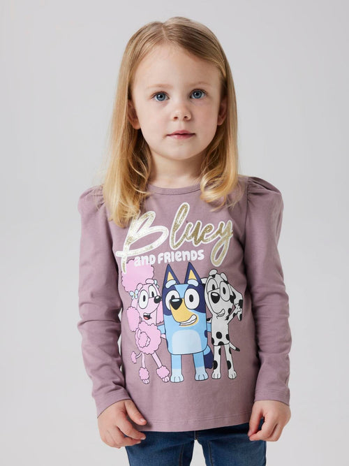 Name It Purple Bluey Long Sleeve T-Shirt image 1