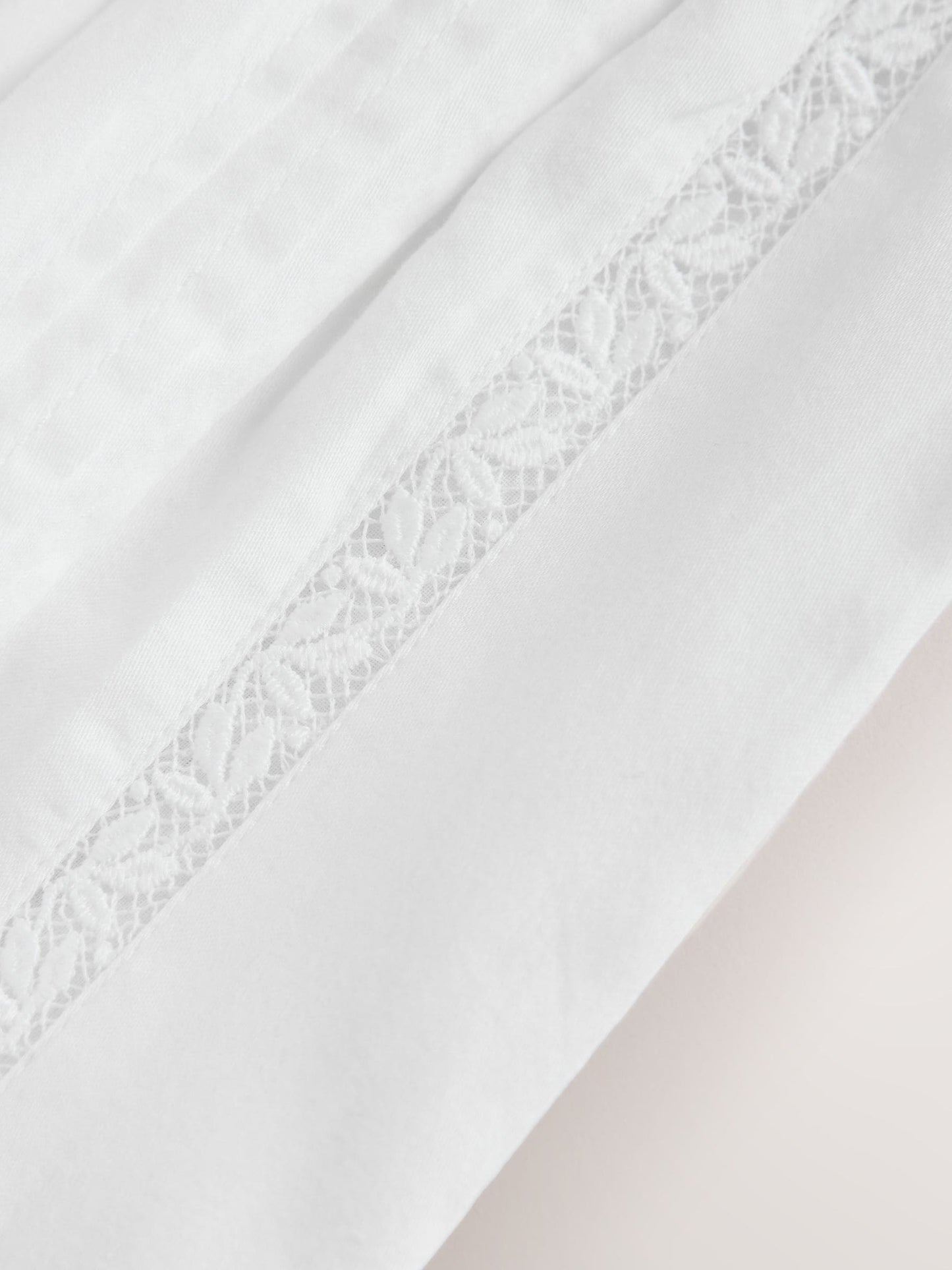 White Lace Woven Baby Romper (0mths-2yrs) image 5