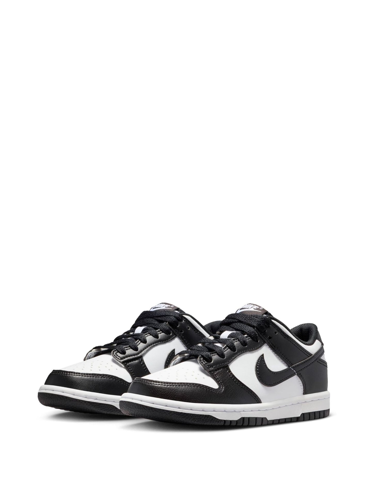 Nike White/Black Youth Dunk Low Trainers image 3