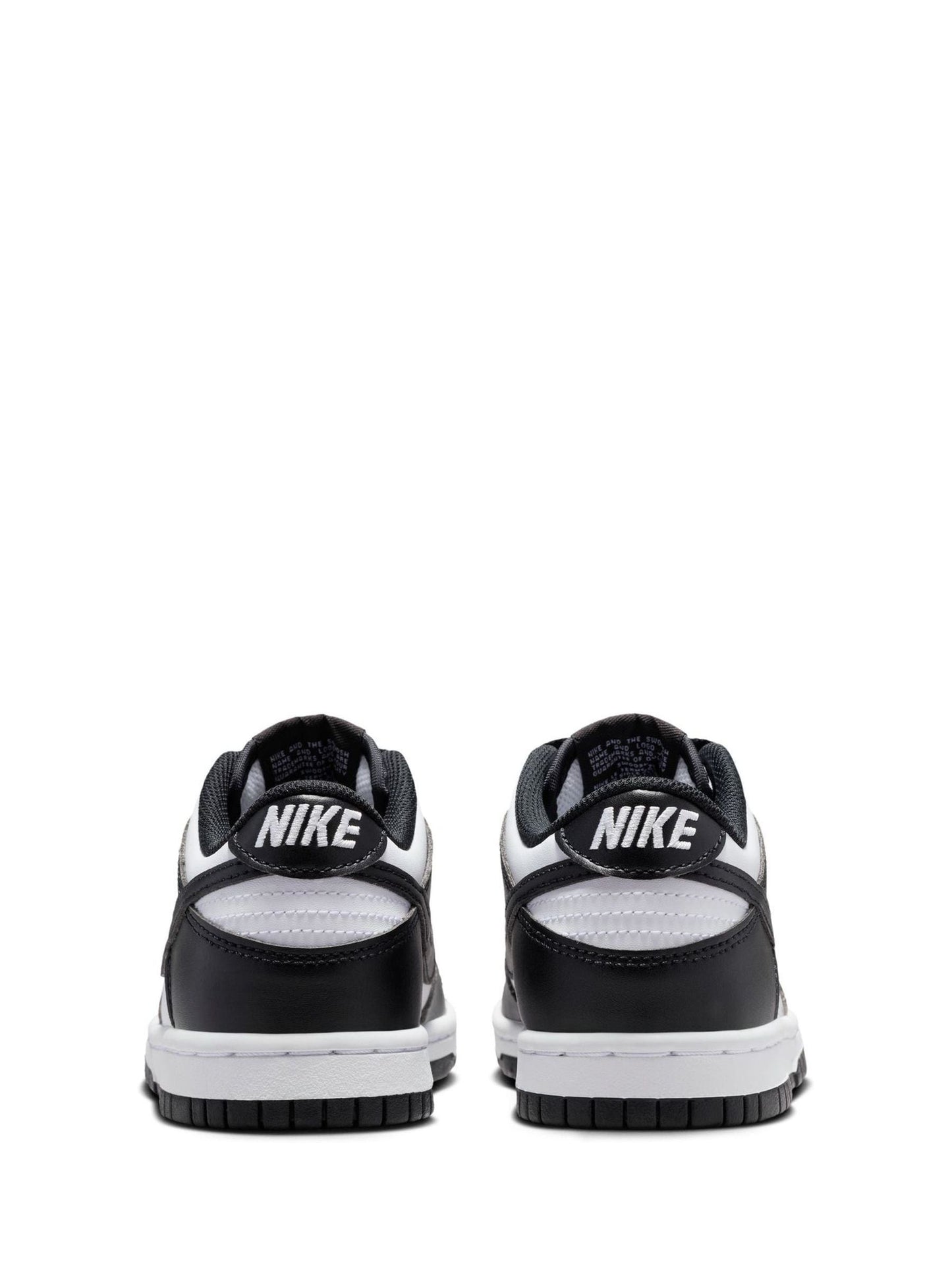 Nike White/Black Youth Dunk Low Trainers image 4