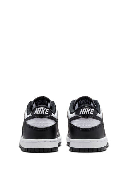Nike White/Black Youth Dunk Low Trainers image 4
