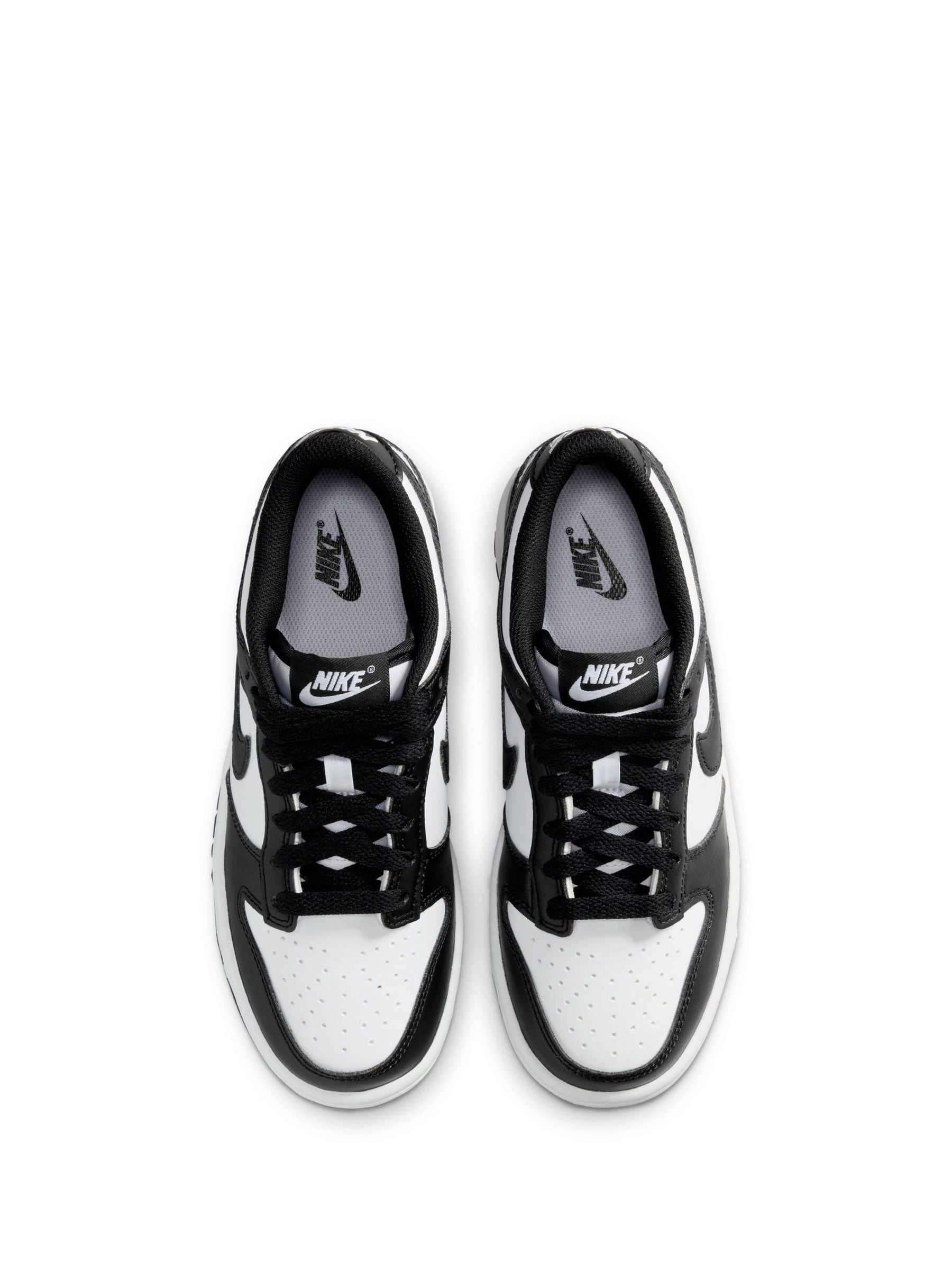 Nike White/Black Youth Dunk Low Trainers image 5