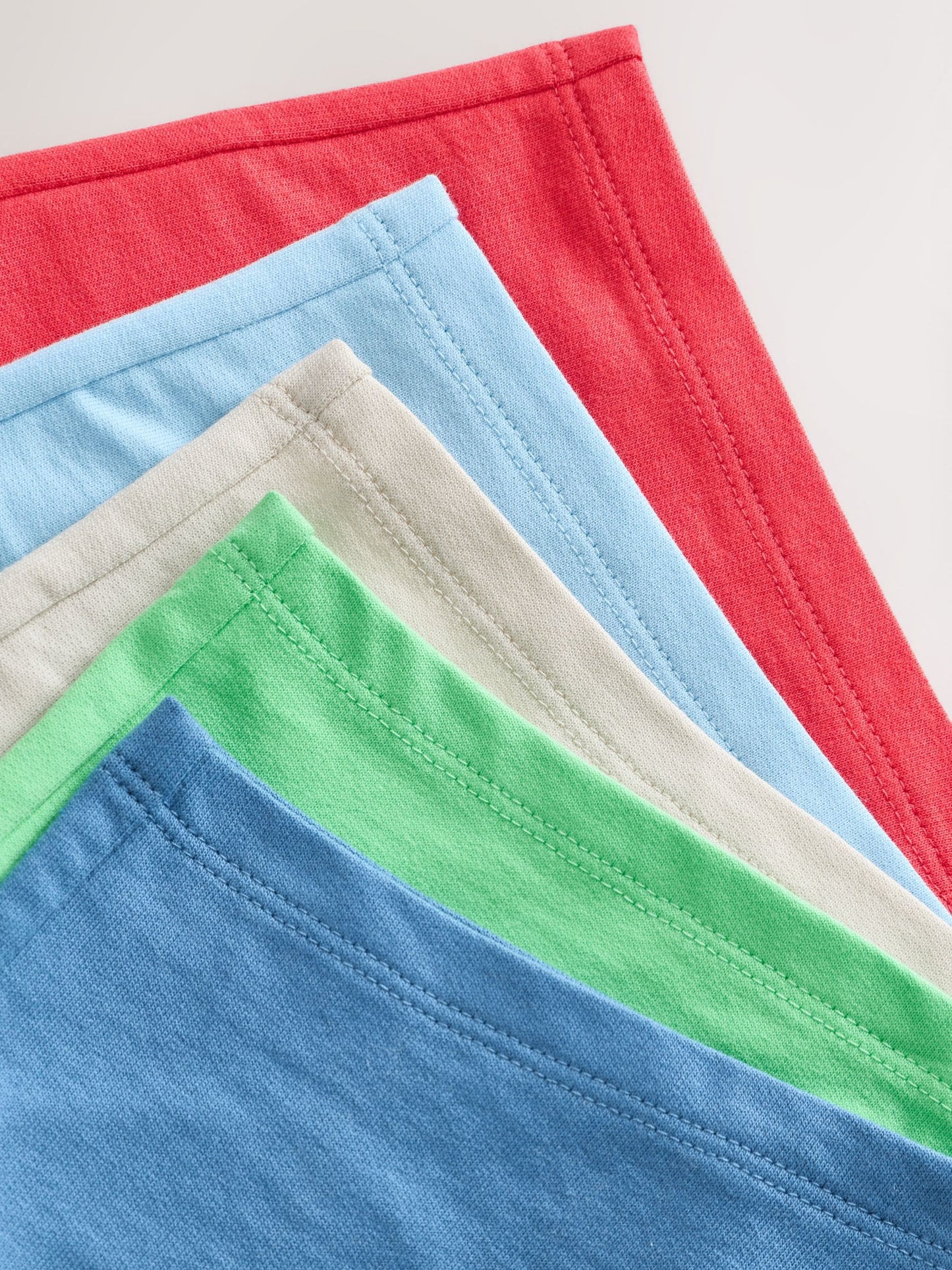 Red/Green Jersey Shorts 5 Pack (3mths-7yrs) image 10