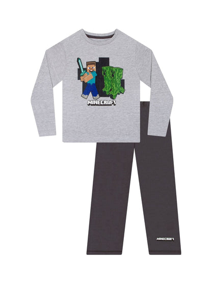 Dsiney Kidz - Character Grey Minecraft Gaming Pyjamas image 1