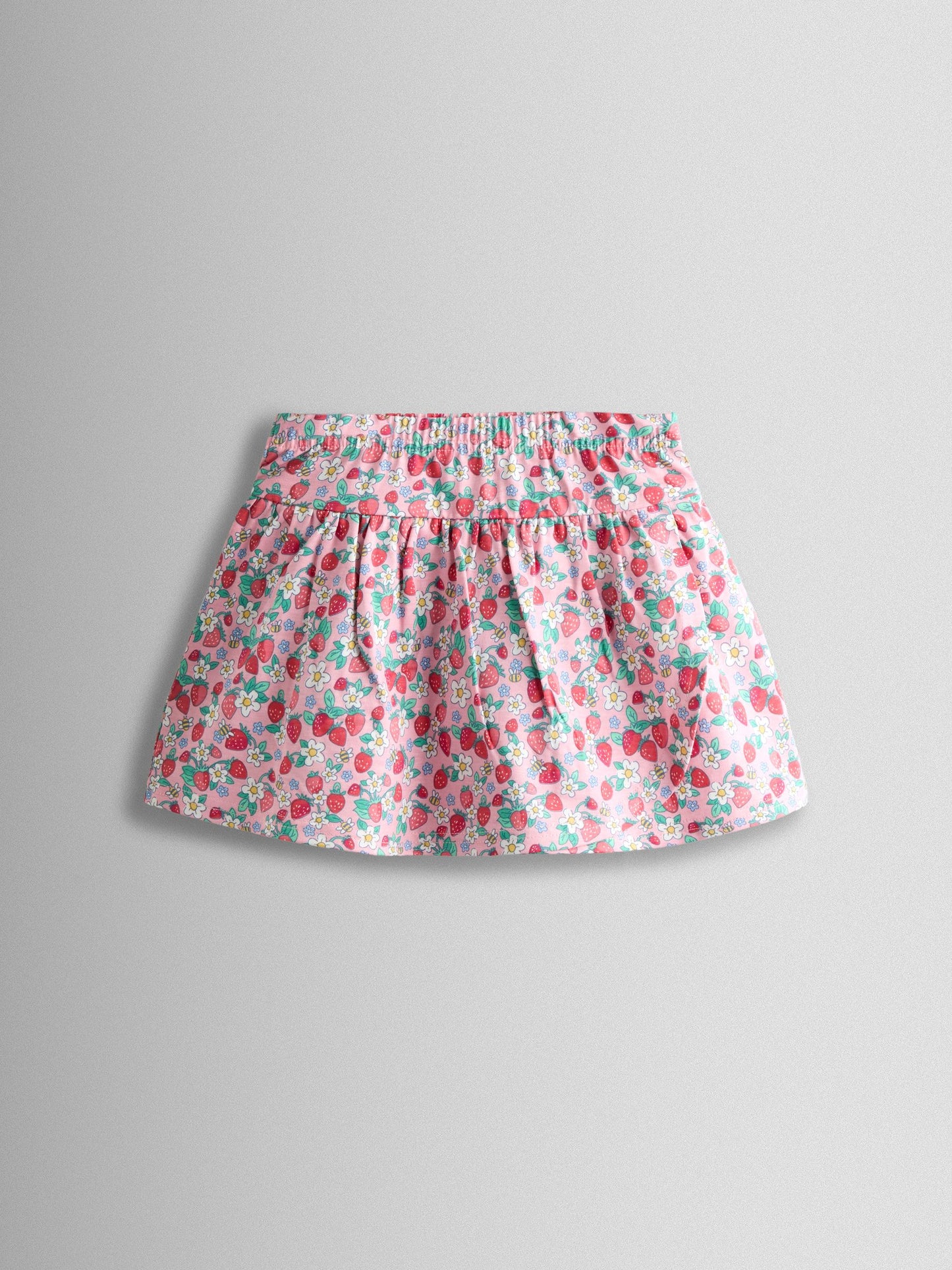 Dsiney Kidz - JoJo Maman Bébé Pink Smocked Cap Sleeve Top & Skort Set image 4