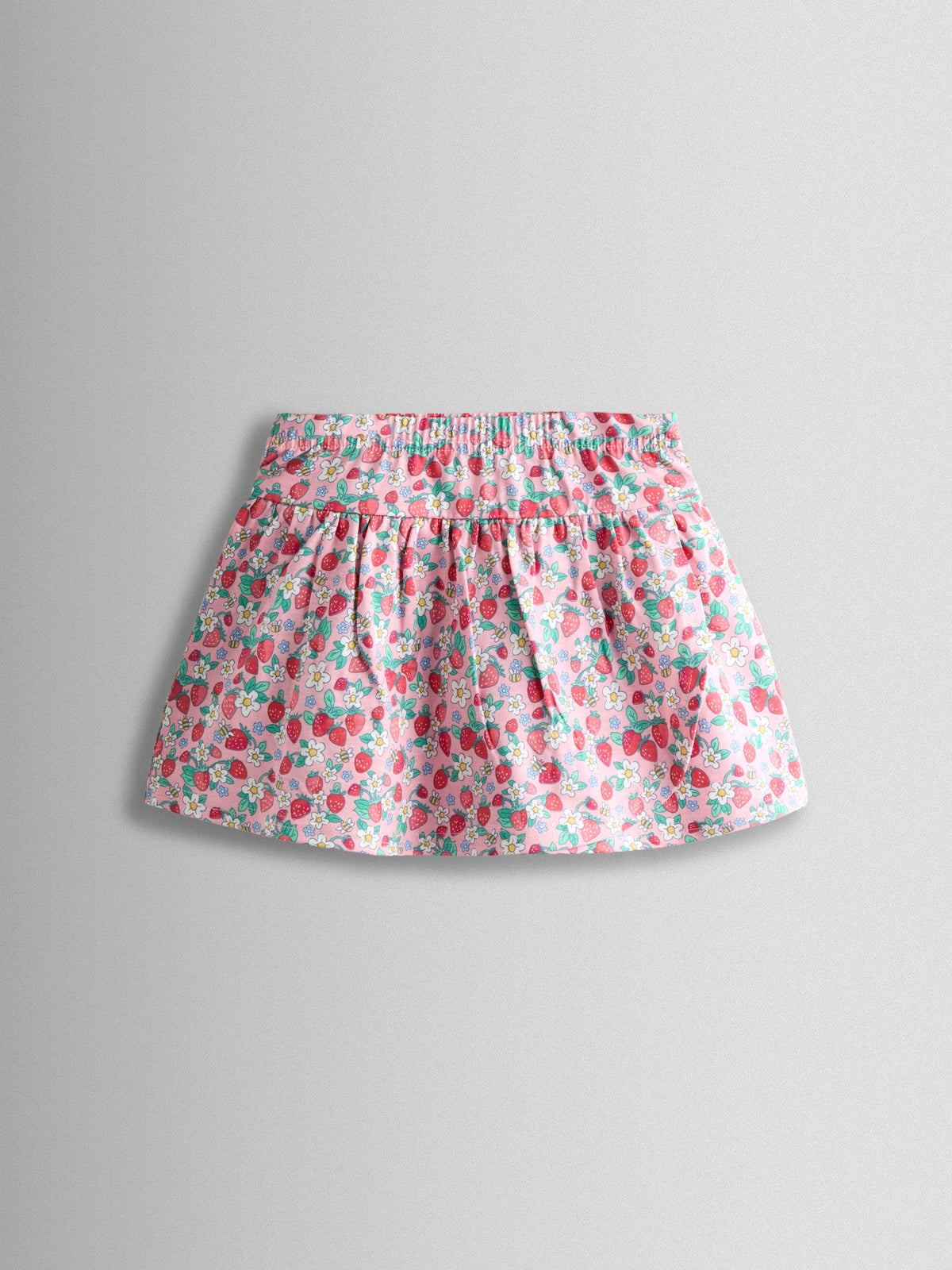 Dsiney Kidz - JoJo Maman Bébé Pink Smocked Cap Sleeve Top & Skort Set image 4