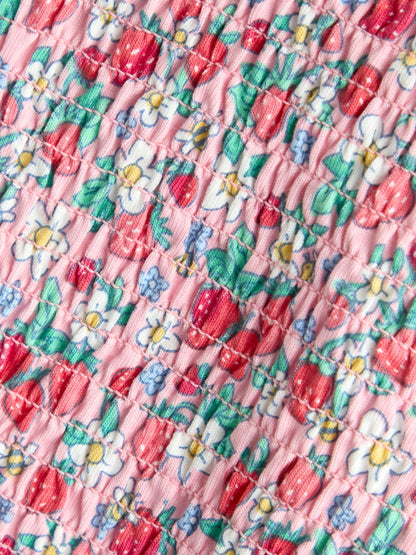 Dsiney Kidz - JoJo Maman Bébé Pink Smocked Cap Sleeve Top & Skort Set image 7