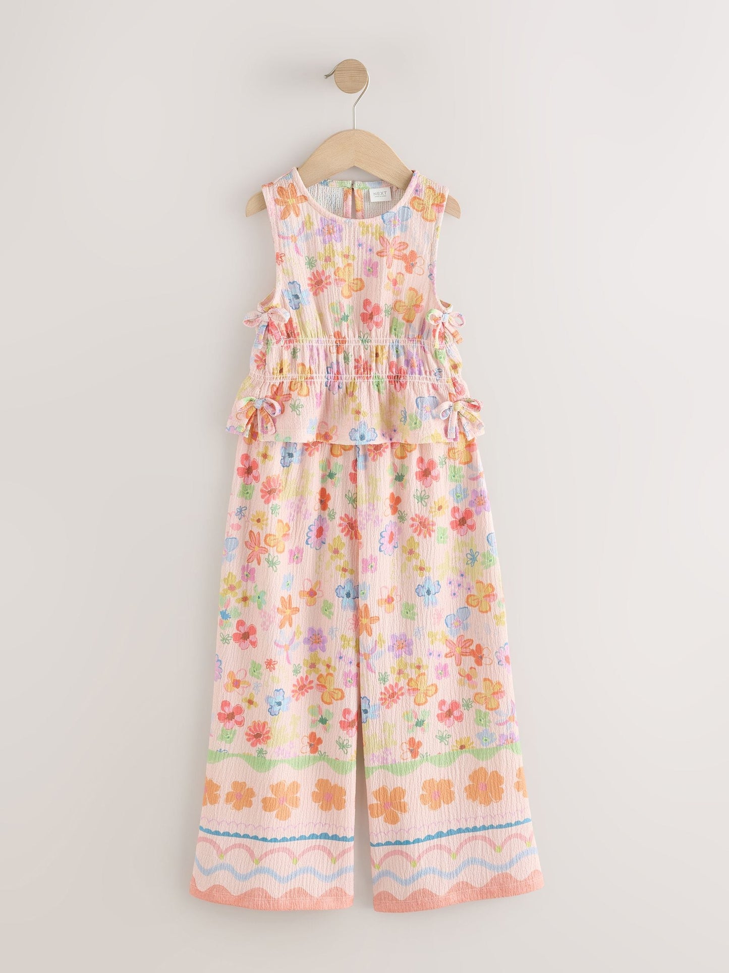 Flower Print Top And Wide Leg Trousers Set (3-16yrs) image 7
