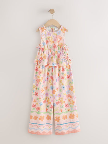 Flower Print Top And Wide Leg Trousers Set (3-16yrs) image 7