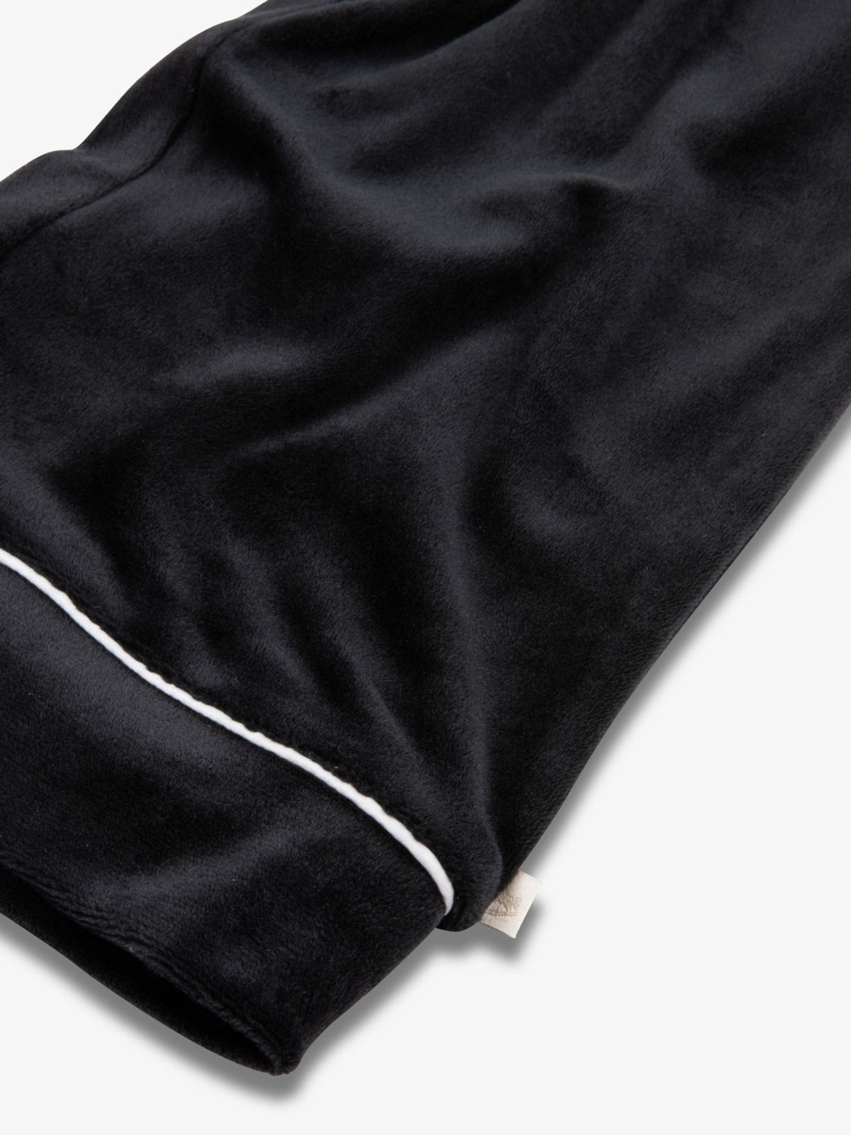 The Little Tailor Black Luxury Soft Touch Velour Pyjamas - image 10